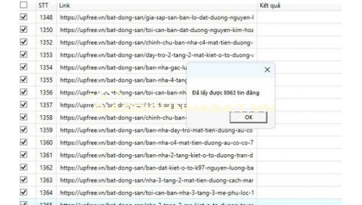 PHẦN MỀM ĐĂNG TIN BĐS VBDSP – TỰ ĐỘNG UP TIN LÊN TOP ALONHADAT